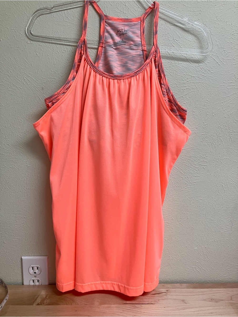 Lightweight Coral Racerback Tank